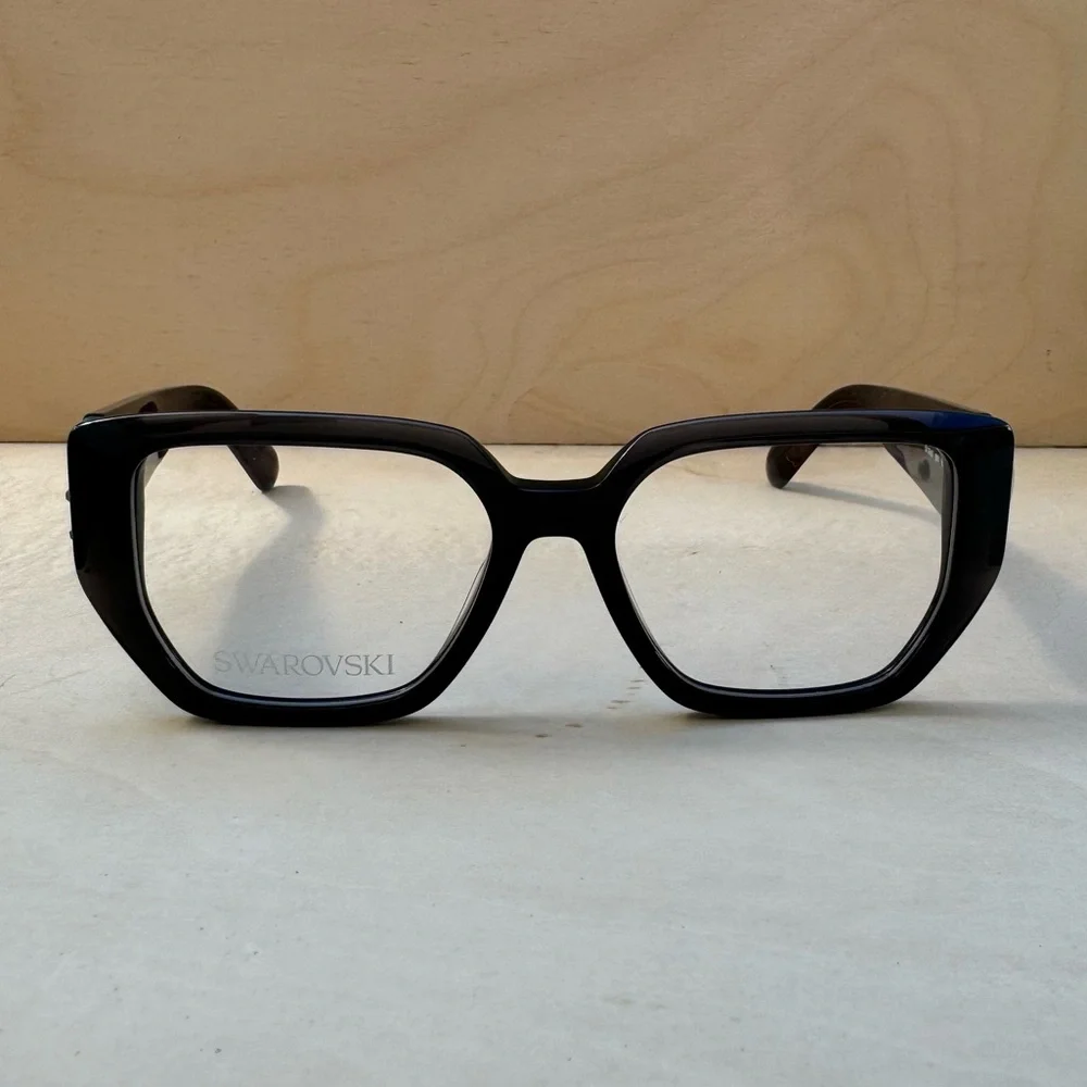 NEW Swarovski Black Crystal-Embellished Glasses - Picture 3 of 7